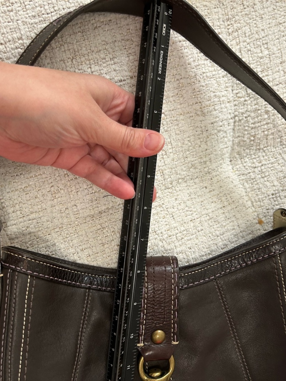 Coach Hampton bag in brown - alt Serena Van Der Woodsen - Picture 14 of 14
